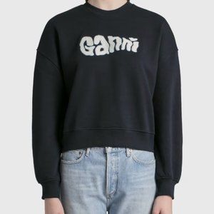 Ganni logo sweatshirt